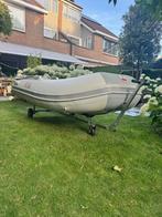 Talamex 250 Rubberboot + 5PK  Mariner 4 tact motor + kar, Watersport en Boten, Rubberboten, Airdeck, Zo goed als nieuw, Benzine
