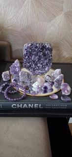 Prachtige Amethist Collectie edelstenen + armband, Verzamelen, Mineralen en Fossielen, Ophalen of Verzenden, Mineraal