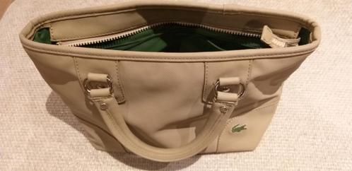 Lacoste tijdloze elegante mooie handtas, Sieraden, Tassen en Uiterlijk, Tassen | Damestassen, Gebruikt, Handtas, Beige, Ophalen of Verzenden