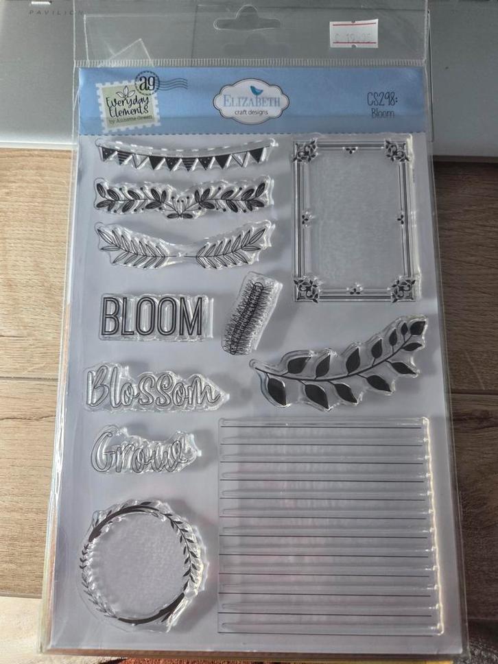 stempel ECD CS298: Bloom, Hobby en Vrije tijd, Stempelen, Nieuw, Clearstamp, Ophalen of Verzenden