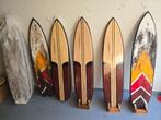 Decoratieve houten surfplank - surfboard deco 160cm OP=OP, Huis en Inrichting, Woonaccessoires | Wanddecoraties, Ophalen of Verzenden