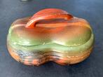 Vintage Keramische Doos met Deksel 23 bij 18 cm, Ophalen of Verzenden