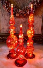 Set van 3 LED Decoratie Pieken - Sfeervolle Verlichting, Overige materialen, Onbekend, Ophalen of Verzenden, Zo goed als nieuw