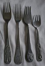 Kinderbestek kindervorkjes kabouter beer astronaut, Huis en Inrichting, Ophalen of Verzenden, Rvs of Chroom