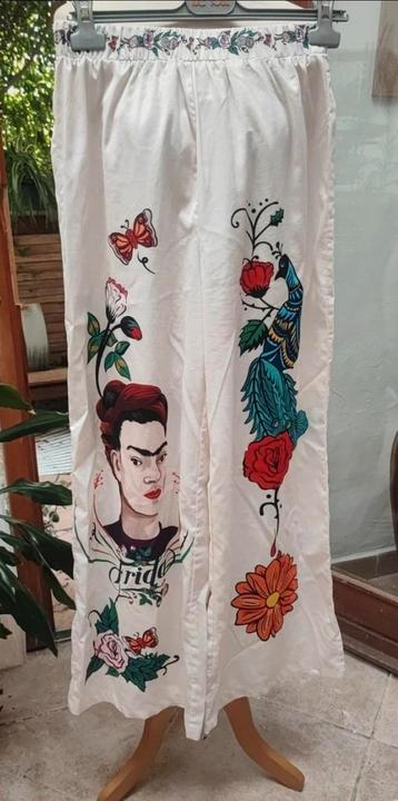 Frida Kahlo Zomerbroek - Nieuw - Maat 38/40 beschikbaar voor biedingen