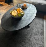 Mango salontafel ovaal zwart, Huis en Inrichting, Tafels | Salontafels, Ophalen, Overige materialen, 100 tot 150 cm, 50 tot 100 cm