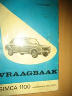 Simca 1100 1972 - 1976 Kluwer Vraagbaak Olyslager, Ophalen, Gelezen, Overige merken