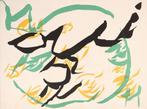 Christian Dotremont - Oui Non - hand signed lithograph, Ophalen of Verzenden