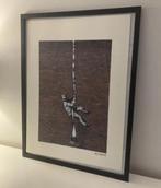 Banksy : litho met certificat, Antiek en Kunst, Kunst | Litho's en Zeefdrukken, Ophalen of Verzenden