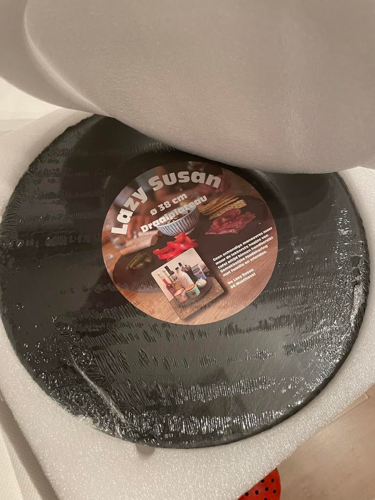 Lazy Susan Draaiplateau Leisteen - Nieuw in Verpakking, Huis en Inrichting, Ophalen, Nieuw