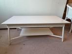 Vintage Lloyd Loom Tafel - 119,5 x 58,5 x 45,5 cm, Ophalen, Overige materialen, Gebruikt, 50 tot 100 cm