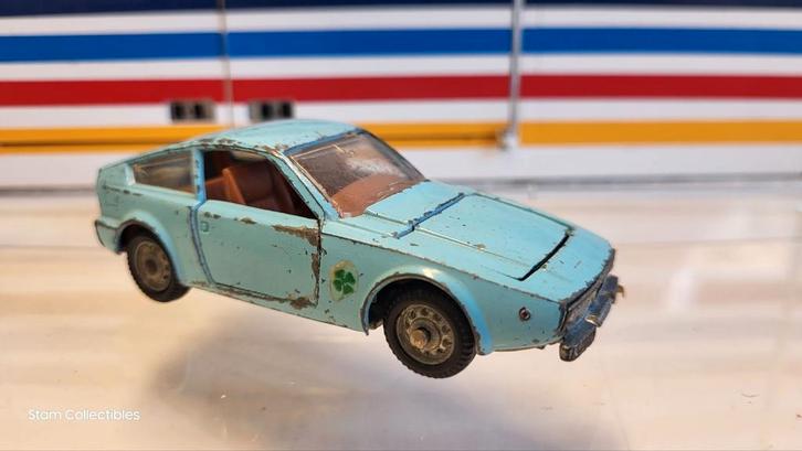 Mebetoys A-46 Alfa Romeo Jr. Zagato Blue Made in Italy, Hobby en Vrije tijd, Modelauto's | 1:43, Gebruikt, Auto, Overige merken