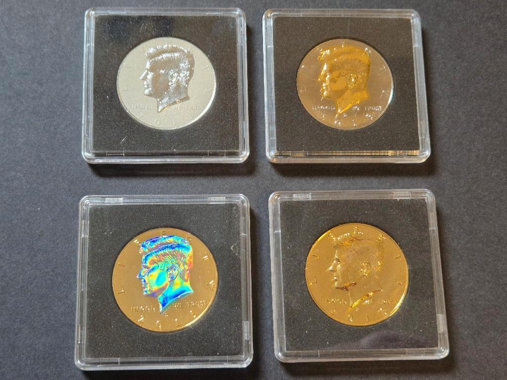 USA 1/2 Dollar 2013 Proof Set JFK o.a. Silver & Gold Plated., Ophalen of Verzenden, Buitenland, Munten