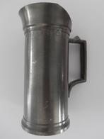 Oude tinnen maatbeker 1 deciliter van engeltjes tin, Antiek en Kunst, Ophalen of Verzenden