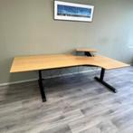 Elektrische Zit-Sta hoek bureau 220/125x90xH68-120 cm