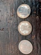 Wilhelmina zilveren gulden 3 x, Ophalen of Verzenden, Koningin Wilhelmina, 1 gulden, Zilver
