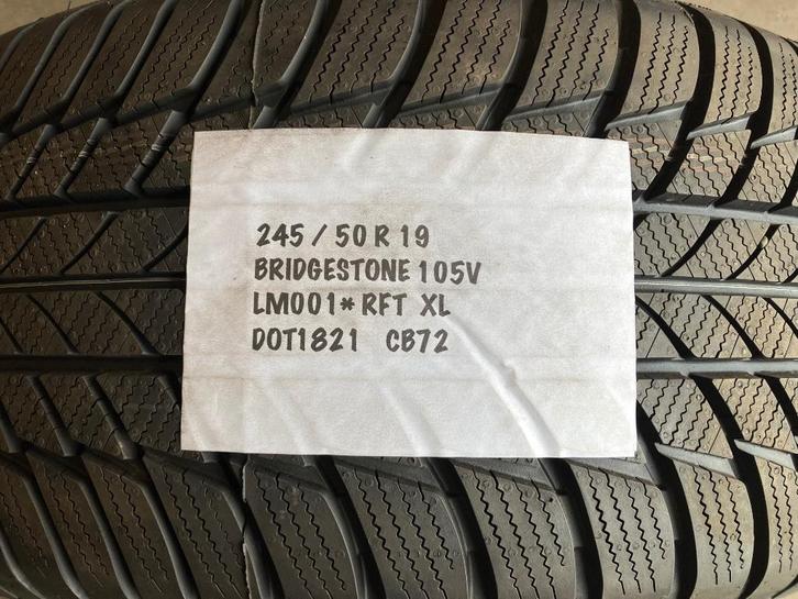 19”  245 50 19  BRIDGESTONE RUNFLAT  1 stuks  € 89  !, Auto-onderdelen, Banden en Velgen, Band(en), Winterbanden, 19 inch, 245 mm