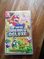 super Mario Bros U Deluxe nintendo switch, Spelcomputers en Games, Games | Nintendo Switch, Avontuur en Actie, 1 speler, Ophalen of Verzenden