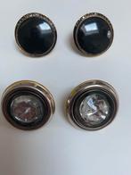 Langani. Vintage . Button oorbellen . Gesigneerd!, Sieraden, Tassen en Uiterlijk, Oorbellen, Ophalen, Zo goed als nieuw, Overige materialen