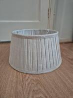 Geplooide stoffen Lampenkap - Crème/wit, Crème, Rond, Ophalen of Verzenden, Zo goed als nieuw
