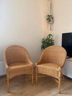 2 Rotan Stoelen, Huis en Inrichting, Stoelen, Ophalen, Gebruikt, Twee, Bruin