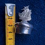 Vintage Zilveren Sluitkurk Zeilschip, Ophalen of Verzenden