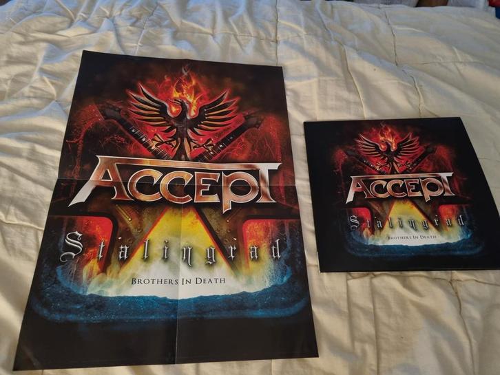 Accept  - Stalingrad dubbel coloured vinyl, Cd's en Dvd's, Vinyl | Hardrock en Metal, Zo goed als nieuw, Verzenden