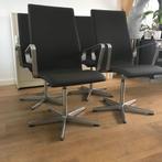 Set 4 Fritz Hansen Oxford Arne Jacobsen chair stoel, Huis en Inrichting, Stoelen, Grijs, Gebruikt, Eén, Ophalen