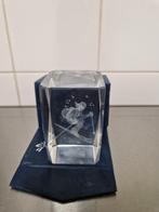 Kristalglas laserblok 3d figuur skiër nieuw, Ophalen of Verzenden, Nieuw