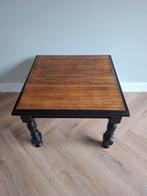 Tafel(bijzettafel), Huis en Inrichting, Tafels | Bijzettafels, Ophalen, Minder dan 55 cm, Gebruikt, Vierkant