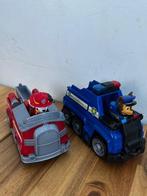 Paw patrol- Chase en Marshal met voertuig, Ophalen, Gebruikt