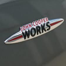 JCW john Cooper works embleem logo emblemen badge new mini, Auto-onderdelen, Klein materiaal, Mini, Nieuw, Ophalen of Verzenden
