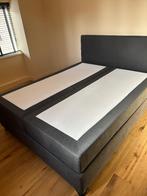 Luxe Swiss Sense boxspring 160x200 – zeer goede staat, Ophalen, Gebruikt, Tweepersoons, Grijs