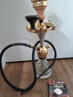 Waterpijp shisha goud merk aladin uit egypte zgan, Ophalen of Verzenden, Zo goed als nieuw, (Water)pijp