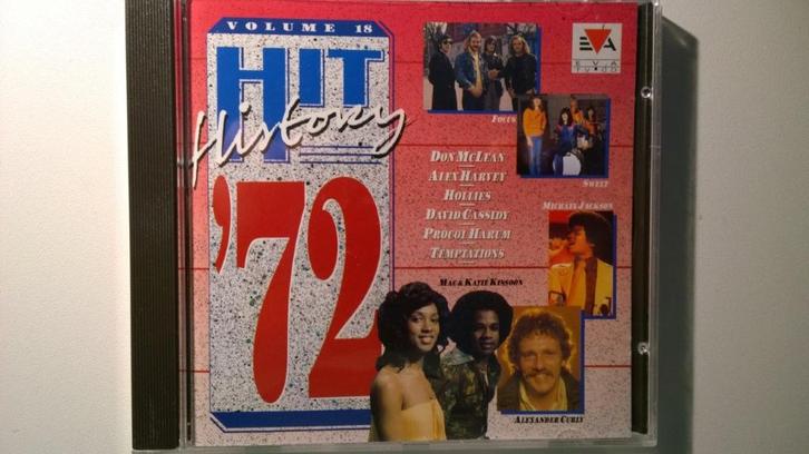 Hit History '72, Cd's en Dvd's, Cd's | Verzamelalbums, Zo goed als nieuw, Pop, Ophalen of Verzenden