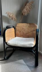 Rotan fauteuil, Huis en Inrichting, Fauteuils, Ophalen, Zo goed als nieuw, 75 tot 100 cm, 50 tot 75 cm