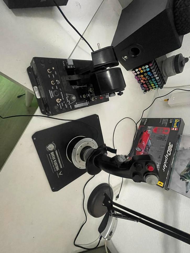 Thrustmaster Warthog HOTAS - Topstaat!, Computers en Software, Joysticks, Zo goed als nieuw, Verzenden