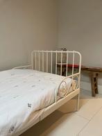 Metalen IKEA bed kinderen, Gebruikt, 90 cm, Eenpersoons, Wit
