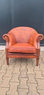 Schapenleren club fauteuil, Ophalen