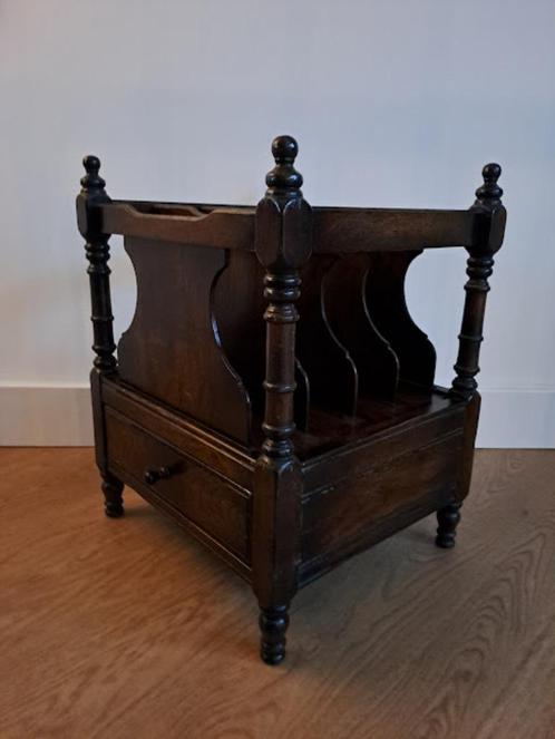 Engelse Canterbury - Lectuurbak Magazine Rack, Huis en Inrichting, Woonaccessoires | Krantenbakken en Lectuurbakken, Zo goed als nieuw