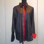 Blouse heren zwart glanzend, Kleding | Heren, Overhemden, Simon's, Zwart, Nieuw, Ophalen of Verzenden