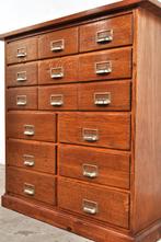Vintage eikenhouten ladekast kast jaren 40 EYECATCHER, Huis en Inrichting, Kasten | Ladekasten, Ophalen of Verzenden, Gebruikt