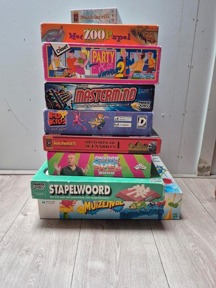 Gezelschapsspellen, Hobby en Vrije tijd, Gezelschapsspellen | Bordspellen, Gebruikt, Een of twee spelers, Drie of vier spelers