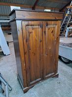 Houten kast met deuren en planken, 100 tot 150 cm, Grenenhout, Landelijk, 25 tot 50 cm