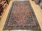 Vintage handgeknoopt perzisch tapijt shiraz 330x196