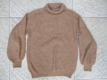 Costes trui bruin maat XS col truitje deels wol beschikbaar voor biedingen