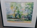 Mooi door een schilder gemaakte schilderij (aquarel), Antiek en Kunst, Kunst | Litho's en Zeefdrukken, Ophalen of Verzenden