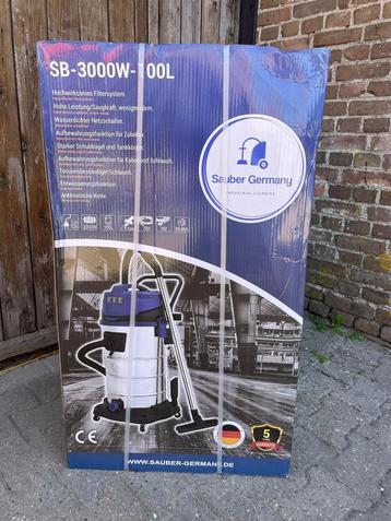 Sauber SB-3000W Industriële Stofzuiger - 100L beschikbaar voor biedingen