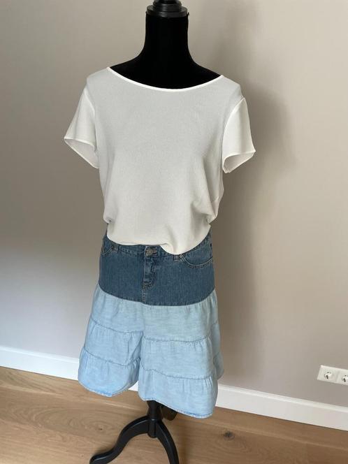Rok Sisley blauw, Kleding | Dames, Rokken, Zo goed als nieuw, Maat 38/40 (M), Blauw, Ophalen