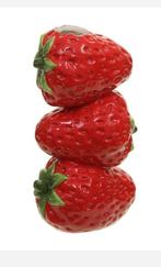 Vaas Aardbei Aardbeien Vaas Strawberry Nieuw, Minder dan 50 cm, Nieuw, Ophalen of Verzenden, Aardewerk of Porselein
